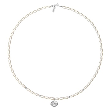 Colier Summer Pearls cu Perle Mallorca și Argint 925 - Img 2