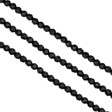Sirag Onix negru fatetat 4mm