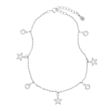 Bratara Star Shine din Argint 925 pentru picior