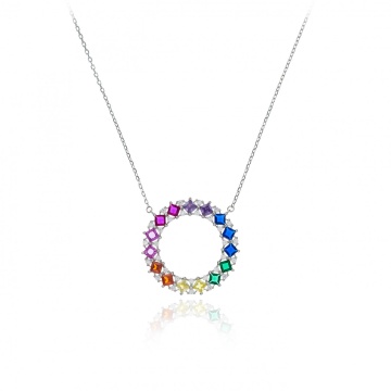 Colier din argint 925 Rainbow 5.26g