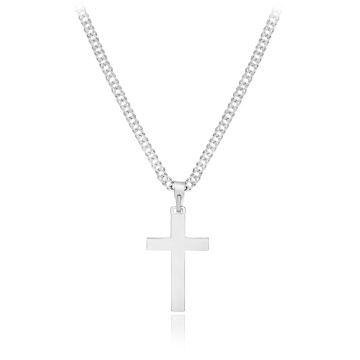 Colier din argint cu cruciulita personalizabila