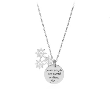 Colier din Argint Some People Are Worth Melting For - Img 1