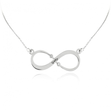 Colier Infinity din argint personalizabil cu orice nume - Img 1