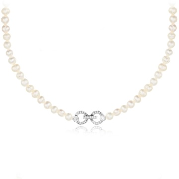 Colier Pearls Exclusive din Argint 925 cu Perle de Cultura