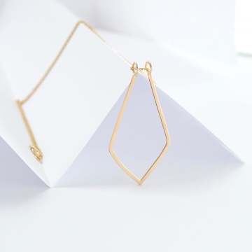 Colier Ring Keeper din aur 14K - Img 2