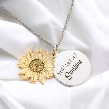 Colier Sunshine din argint 925 personalizabil - Img 2