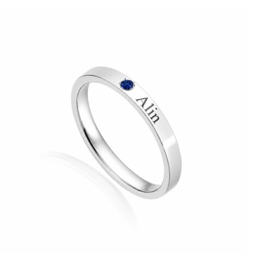 Inel Multi Mix din Argint 925 personalizat cu Nume si Cristal - Img 8