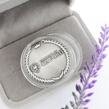 Moneda Aniversara din Argint 3cm - gravura 3D Fata&Verso - Img 4