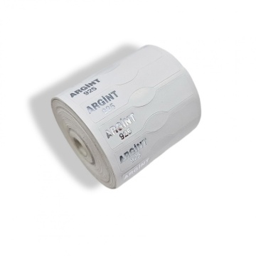 Rola etichete bijuterii argint - autoadezive ARGINT 925 - 1000 buc