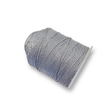 Rola snur 250m x 0.8mm - argintiu metalizat - Img 1