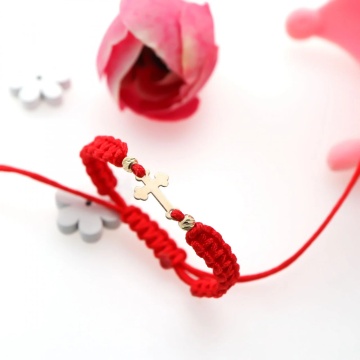 Bratara Cruciulita Clasic Collection din aur 14k - Img 3