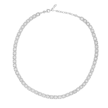 Colier Angel Cubic Collection din argint 925 cu cristale - Img 3