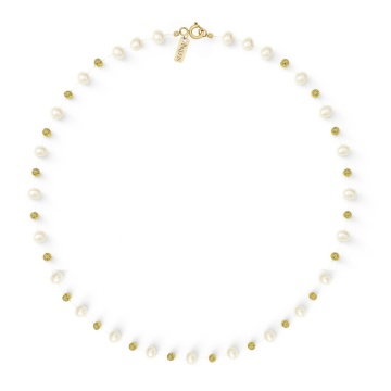 Colier Multi Gold Pearl din AUR 14K și Perle de Cultura
