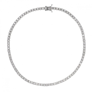 Colier Tennis din argint 925 cu cristale - Collection Exclusive