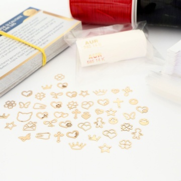Kit de brățări aur 14k - Img 1