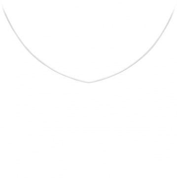 Colier Basic cu fir transparent si inchidere din aur - Img 1