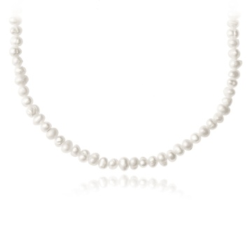 Colier Basic Light cu perle de cultura si inchidere din aur 14k