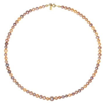 Colier Rosalia din AUR 14K si Perle de Cultura - Img 2