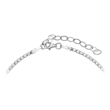 Colier Tennis Crystal Embrace din Argint 925 - Img 2