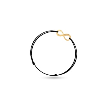 Inel cu Infinit Clasic Collection din aur 14k - Img 1