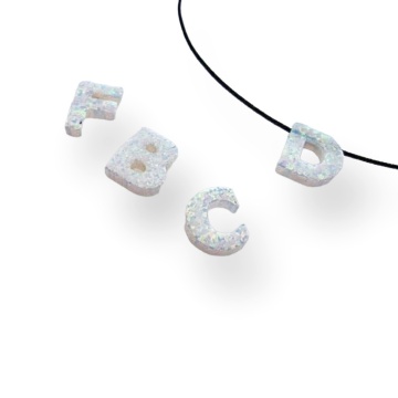 Initiala din Opal 1cm - Img 1