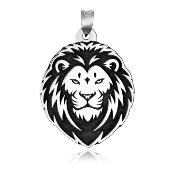Pandantiv King Lion din Argint 925