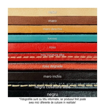 Bratara din piele naturala cu placuta din argint 925 personalizata prin fotogravura/ text ( Inchizatoare din inox ) - Img 2