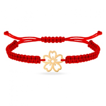 Bratara Floare din aur 14k