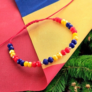 Brățară România Tricolor Ediție Limitată - 1 Decembrie Aur 14K - Img 2