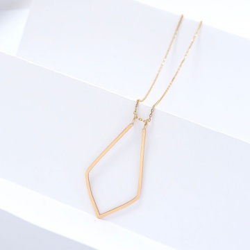 Colier Ring Keeper din aur 14K - Img 3