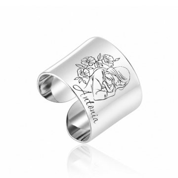 Inel din argint My Soul - posibilitate personalizare - Img 1