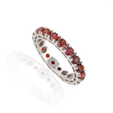 Inel tip Tennis din argint 925 3.25g - Img 4