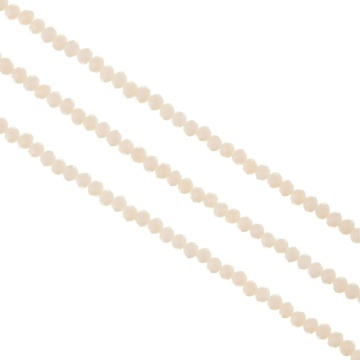 Șirag cristale rondele 4mm, culoare Cosmic Latte, Aprox 130 buc