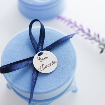 Banut Argint 1.8cm pentru Botez - Mot - Scaldat - Nume Personalizabil - Img 4