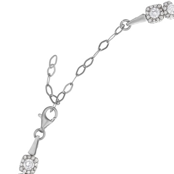 Bratara Angel Cubic Collection din argint 925 cu cristale - Img 2