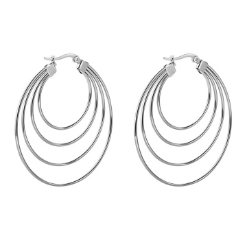 Cercei Pulsatti Zen din Inox placat cu AUR