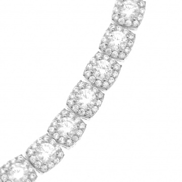Colier Angel Cubic Collection din argint 925 cu cristale - Img 4