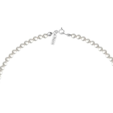 Colier tip Choker din Argint 925 și Perle Mallorca - Img 2
