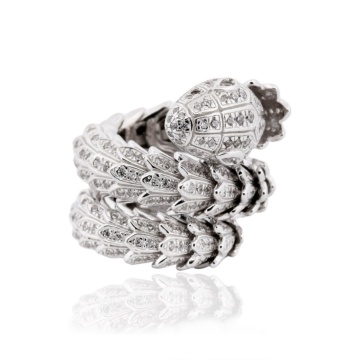 Inel Snake Luxury din Argint 925 - Img 1