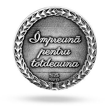 Moneda Aniversara din Argint 925 - 3cm personalizabila - Img 2