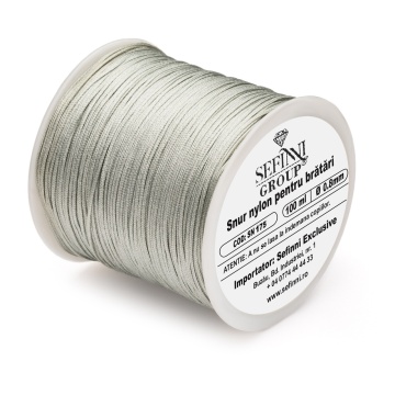 Rola snur 100m x 0.8mm - gri smoke