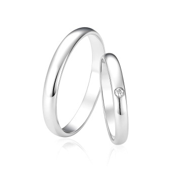 Verighetă Classy Slim din Argint 925 - Img 1