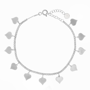 Bratara cu charmuri din Argint 925 4.3g - Tennis - Img 6