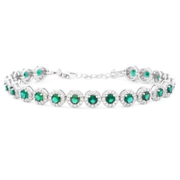 Bratara din Argint Angel Collection - Green Edition - Img 2