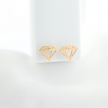 Cercei Diamond Shape din AUR 14K - Img 2