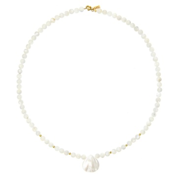 Colier Forever Summer cu Sidef natural și AUR 14K - Img 2