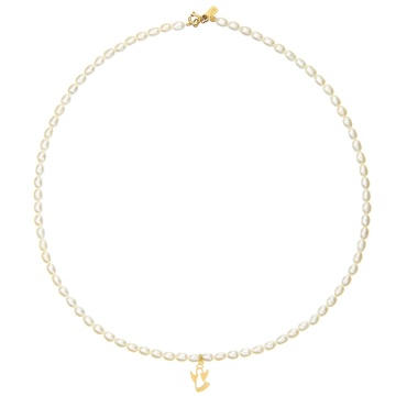 Colier My Angel din Aur 14K si Perle de cultura - Img 2