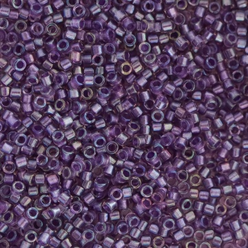 Miyuki Delica Sparkle Purple Lined Crystal 5gr 11/0