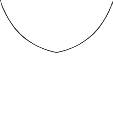 Choker Basic din snur reglabil si cu închidere din aur 14K