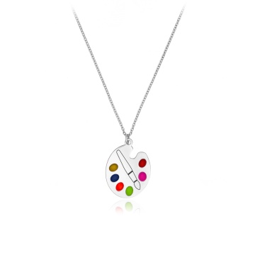 Colier personalizabil din argint 925 - Paleta culori Pictura - Img 1
